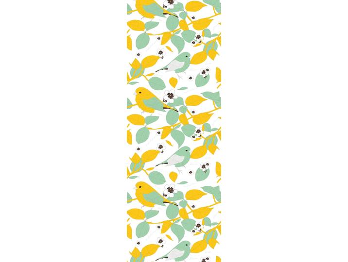 Vinyltapete QUEENCE Oscar , gelb, B:0,9m L:2,5m, Vinyl, Tapeten, Vinyltapete, 90x250cm, selbstklebend, kinderleichte Anbringung,, Sticker