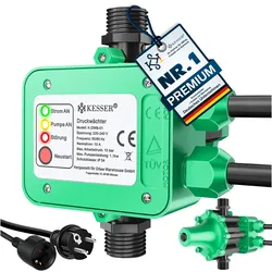 KESSER® Druckschalter Druckwächter Pumpensteuerung Gartenbewässerung mit Kabel