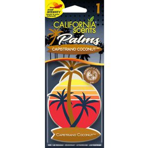 California-Scents Autoduft Capistrano Coconut, bis zu 30 Tage Frische, Duftpalme, Anhänger