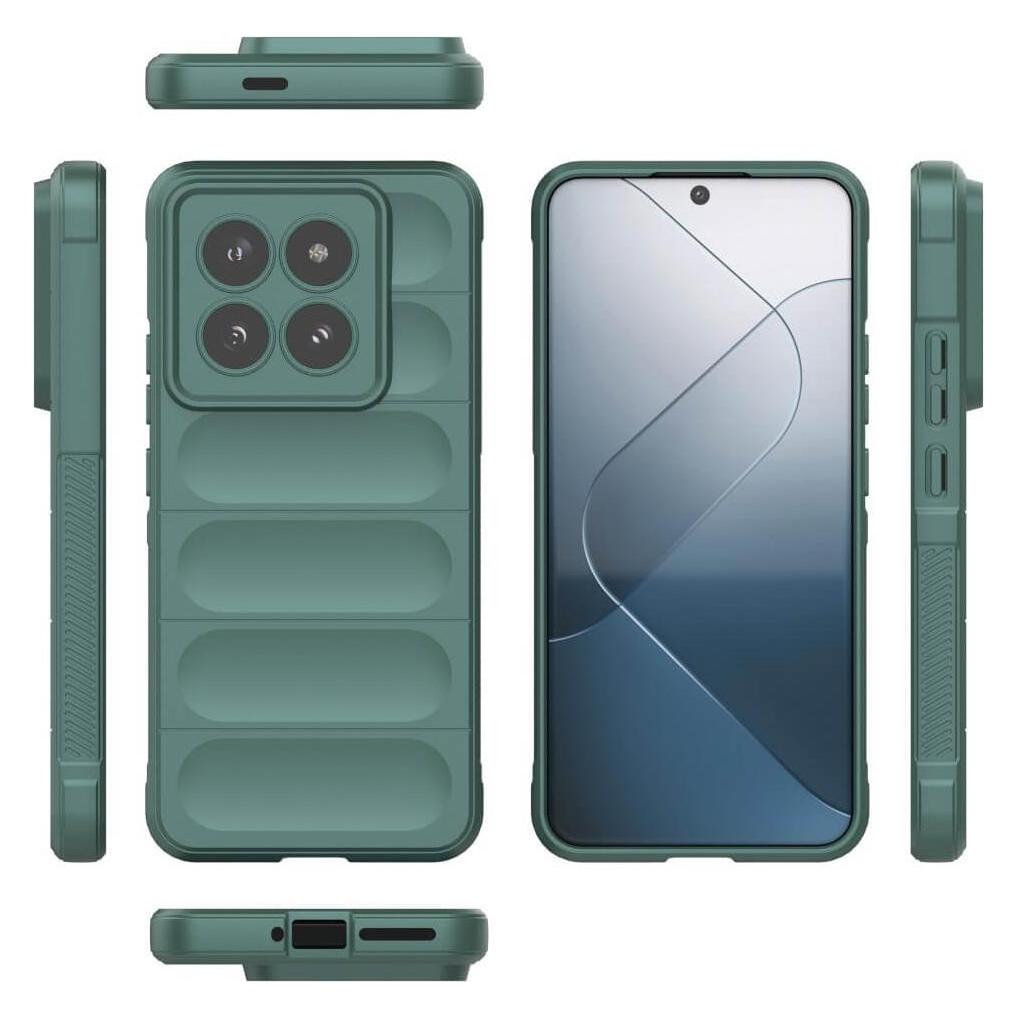 Cover-Discount Xiaomi 14 Pro - Rugged Protective Cover grün (Xiaomi 14 Pro) (660168348E)