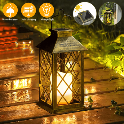USA Free Shipping Shop Solar Hanging Lantern LED Lights Outdoor Waterproof Garden Patio Yard Decor Lamp Solar Hanging Lantern LED Lights Outdoor Waterproof Garden Patio Yard Decor Lamp