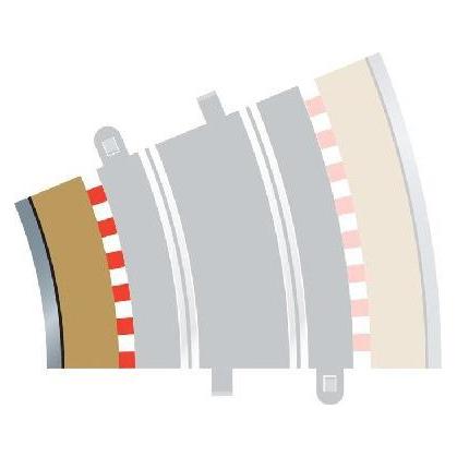 Scalextric R3 I/Bord.&Barr.(for 8204) 4 Stück (C8281)