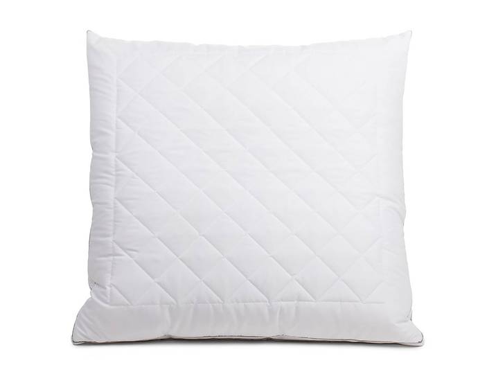 Oreiller Jovwe Blanc/Blanc 80 x 10 x 80cm Microfibre
