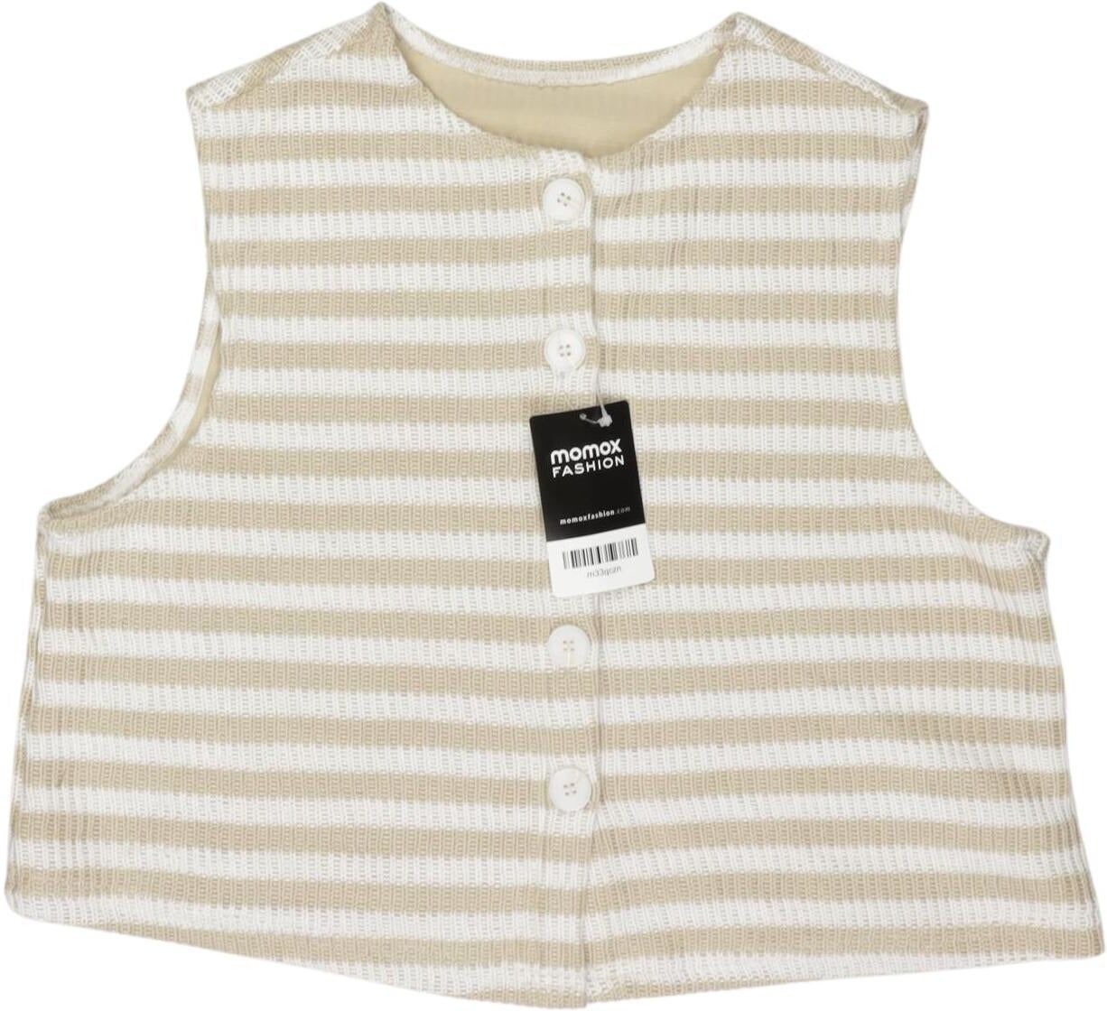 Missguided Damen Weste, Beige, Gr. M, Synthetik / Viskose - Second Hand