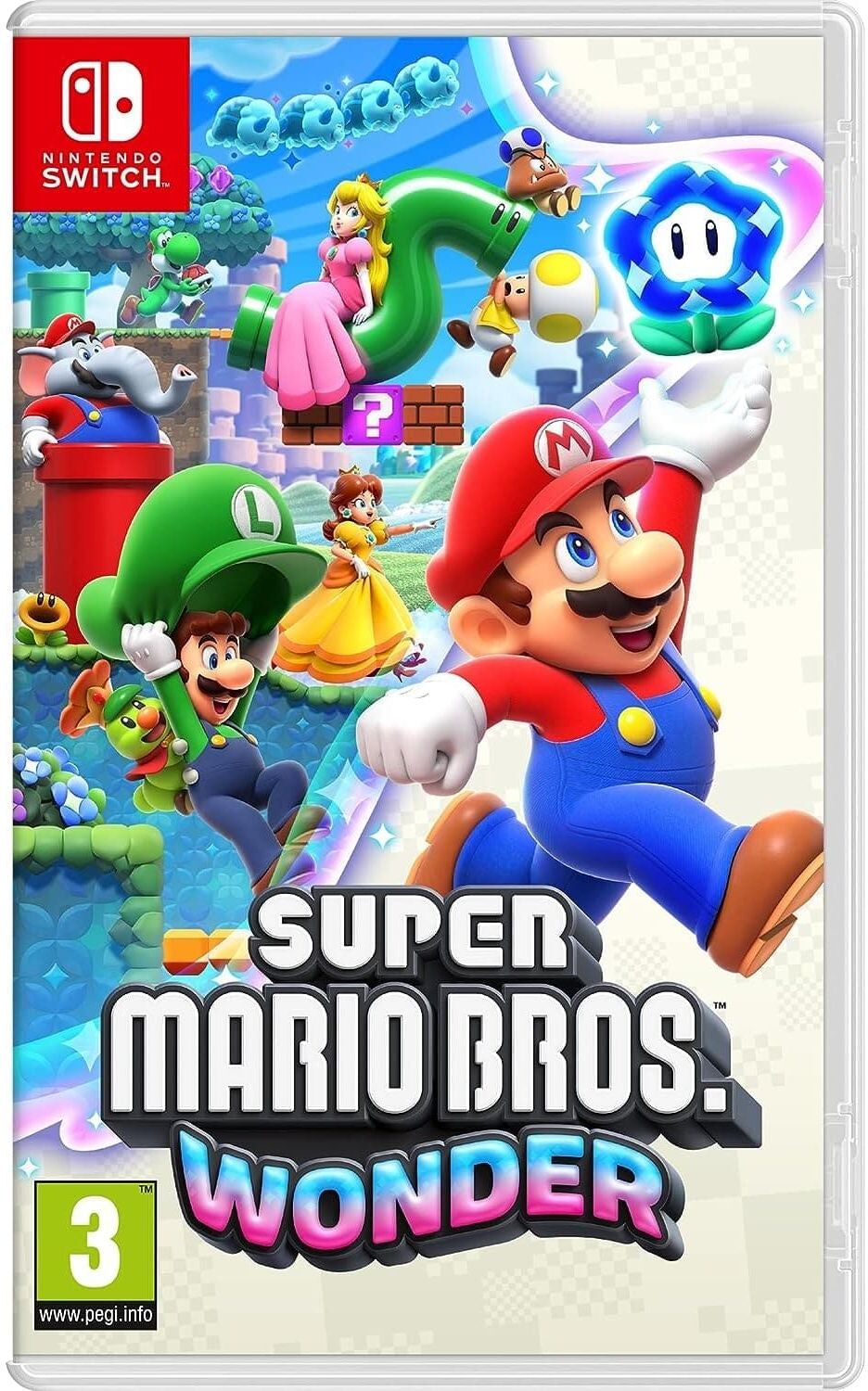 Nintendo Game Super Mario Bros Wonder - Nintendo Switch Game, Used - Good