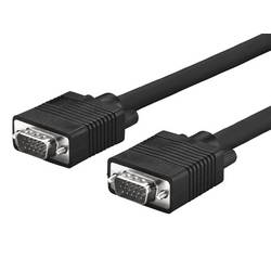 MicroConnect Anschlusskabel 20 m Schwarz MONGG20B VGA-Kabel
