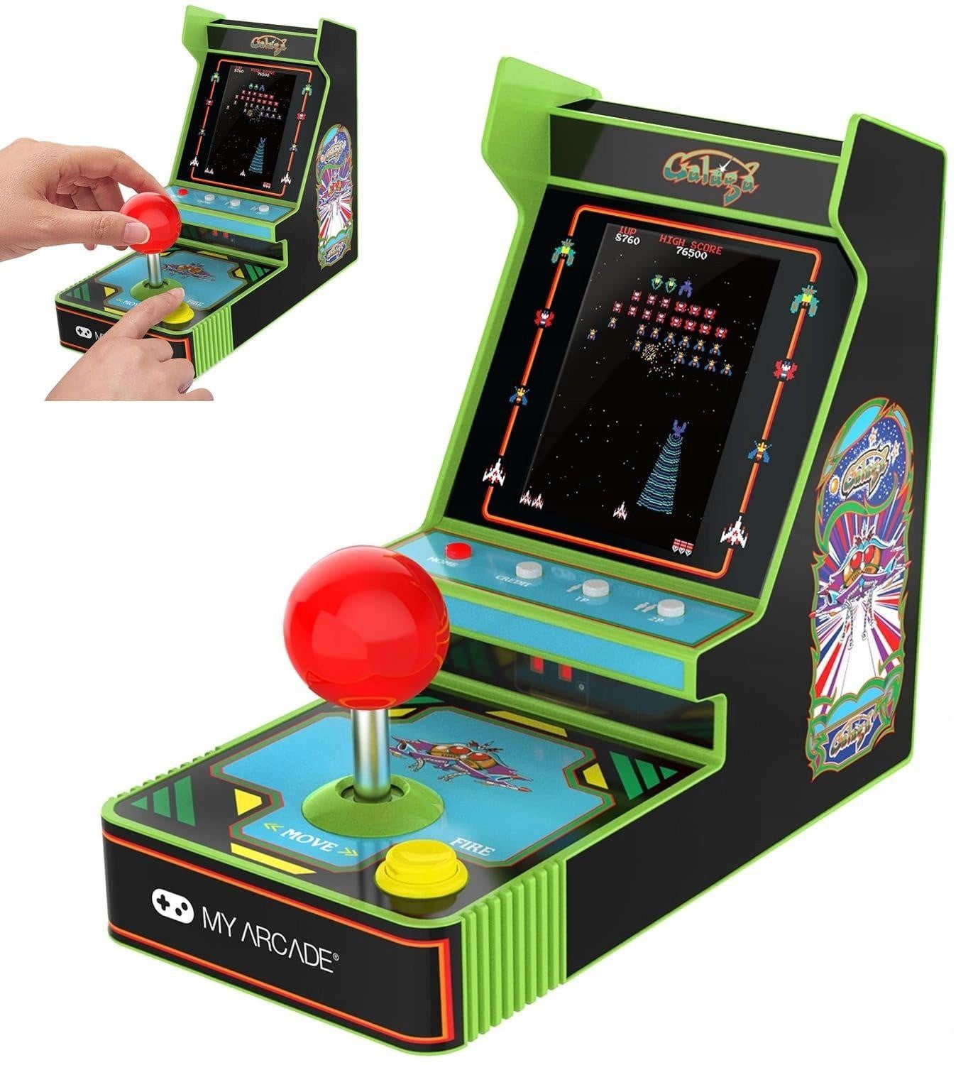 dreamGEAR My Arcade Joystick Speler GALAGA draagbare retro arcadekast
