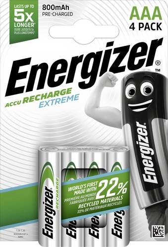 Energizer Extreme HR03 Micro (AAA)-Akku NiMH 800 mAh 1.2V 4St.