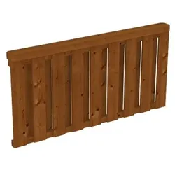 Skan Holz Brüstung für Terrassenüberdachung Douglasie-nussbaum-170 cm