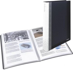 Esselte Sichtbuch 623989, Vivida, aus PP, A4, mit 80 Hüllen, schwarz