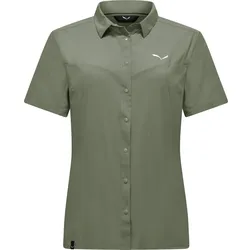 Salewa Puez S/S Shirt Damen Funktionshemd faded-green 42