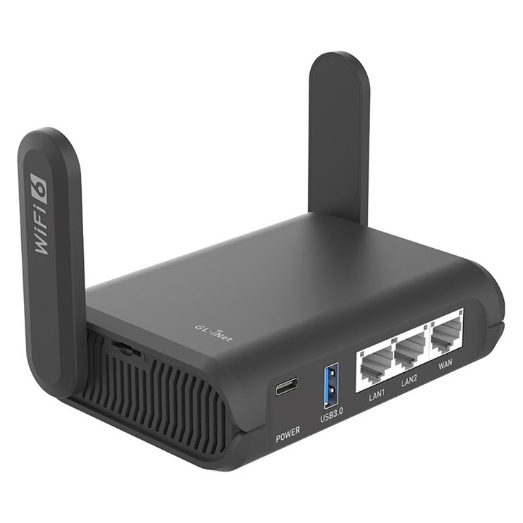 iNET GL. Slate AX Wi-Fi 6-Router (GL-AXT1800)