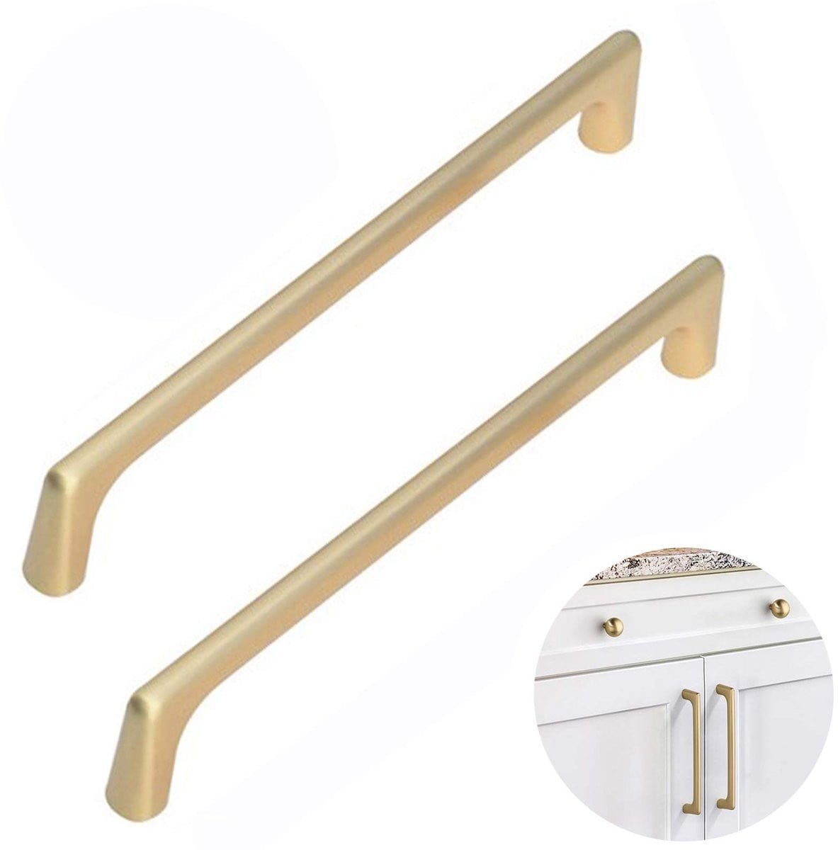 Dailygoods Keukenkastgreep Massief Koper - Onderhoudsvrije Kastgreep voor Keuken en Meubels
