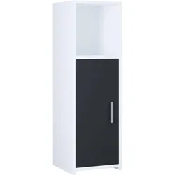 VCM, Badezimmerschrank, Holz Badmöbel Midischrank Zalo L Drehtür Fach (30 x 30 x 95 cm)