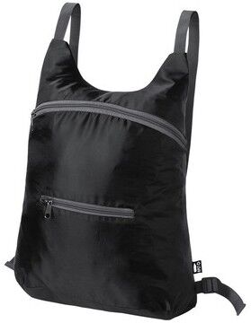Sac personnalisé à dos pliable Brocky PET recyclé blanc