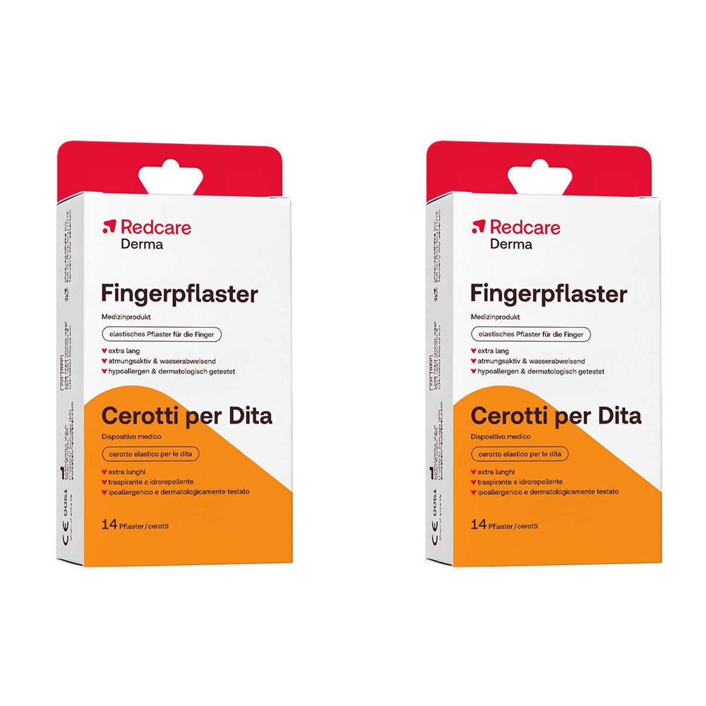 Redcare Derma Fingerpflaster x2 2x14 St Pflaster