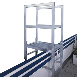 MUNK Attika-Überstieg in Sonderlängen Aluminium 1400mm