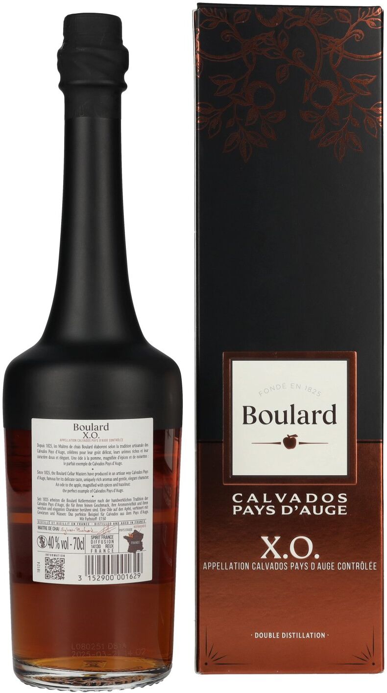 Boulard Calvados Pays d'Auge X.O. 40% Vol. 0,7l in Geschenkbox