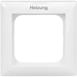Busch-Jaeger 1721JH-914 Abdeckrahmen mit Aufdruck Heizung 1-fach alpinweiß - Busch-balance® SI 2CKA001725A1557 1721JH914