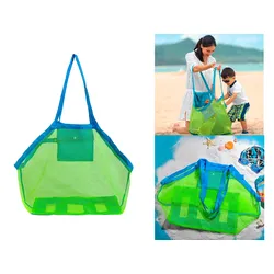 Strandtasche, Netz für Strandspielzeug – blau