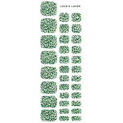 Love'n Layer Leo Toe Forest Green Nail Sticker (32 Stück)