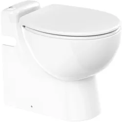 SFA Keramik-Stand-WC SaniCompakt Pro weiss, Anschlussmöglichkeit für WT