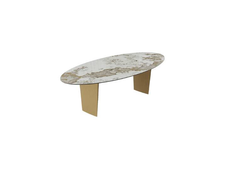 Designer Esstisch „Goliath“ aus Keramik, verschiedene Grössen Akante Design