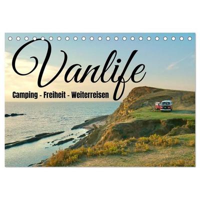 Vanlife, Camping - Freiheit - Weiterreisen (Tischkalender 2027 DIN A5 quer), CALVENDO Monatskalender