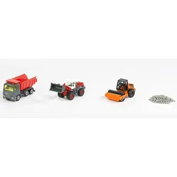 SIKU 6329 Super - Geschenkset Straßenbau