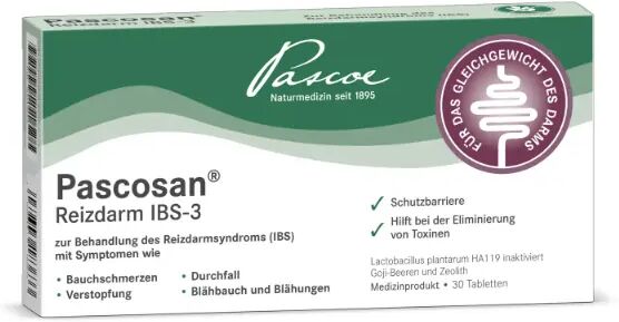 Pascoe Pascosan Sindrome dell'intestino irritabile IBS-3 (30 pz.)