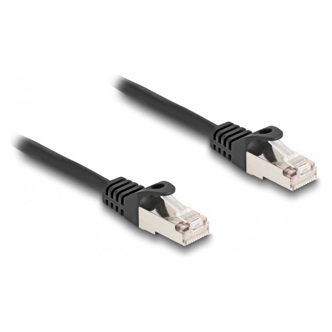 Delock Kabel RJ50 Stecker zu RJ50 Stecker S/FTP 0,25 m schwarz (S/FTP, 0.25 m) (80185)