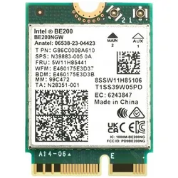Intel BE200 (M.2 E Key), Netzwerkkarte
