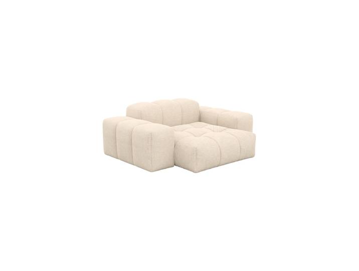 Design Loungesessel „Avenza“ mit Strukturstoff-Bezug Strukturstoff Cream BLOOMINGLOFT Collection