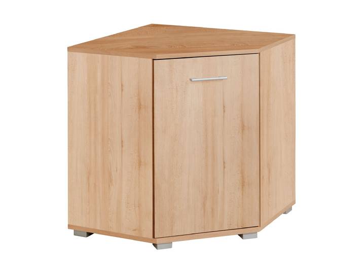 Eckkommode PRIESS, braun (edelbuchefarben), Ausführung 1, Sideboards, Eckkommode