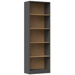 ibonto Bücherregal Elegantes Aufbewahrungsregal Wohnzimmermöbel für Wohnzimmer