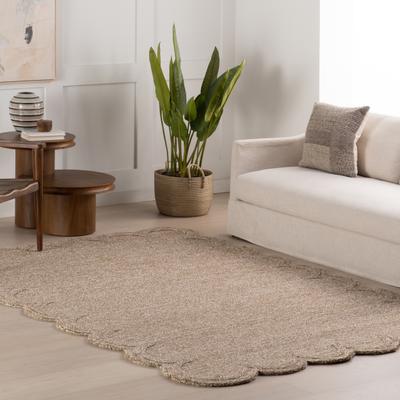 Nuloom Elira Solid Bordered Area Rug