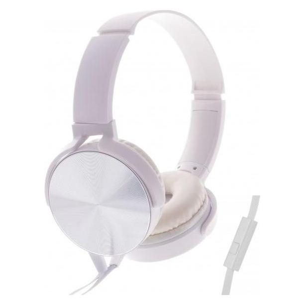 Rebeltec wired headphones Montana with microphone white (Kabelgebunden) (AKKSGSLUREB00016)
