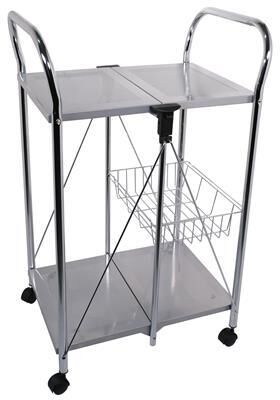 Tirolix Carrello Pieghevole 58 x 44 cm Bridge Silver