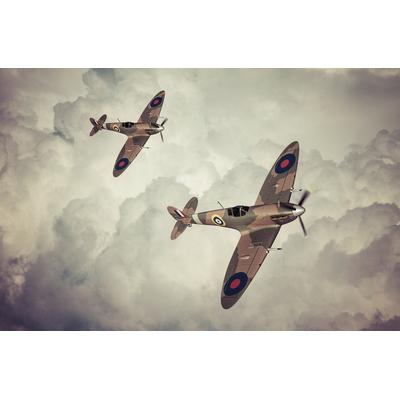 Papermoon "Spitfires Vintage Artwork"
