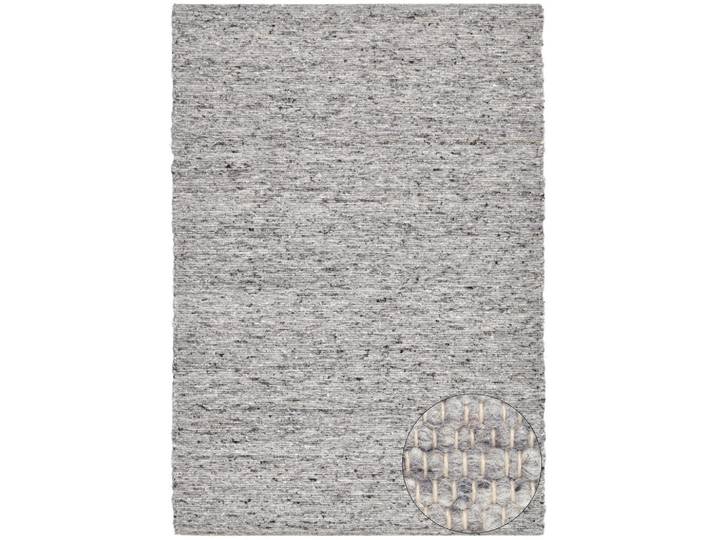 Rug and Roll Handwebteppich Anden 70x240 cm, Dunkelgrau, Uni, Rechteckig, 70x240 cm, für Fußbodenheizung geeignet, Teppiche und Böden, Teppiche, Webteppiche