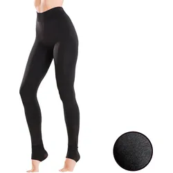 ELLENOR Winter-Leggings für Damen, 100 den - mit Fersensteg