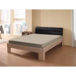 DREAMTEX Coral-Fleece-Spannbetttuch,ca.90-100x200 cm, Taupe