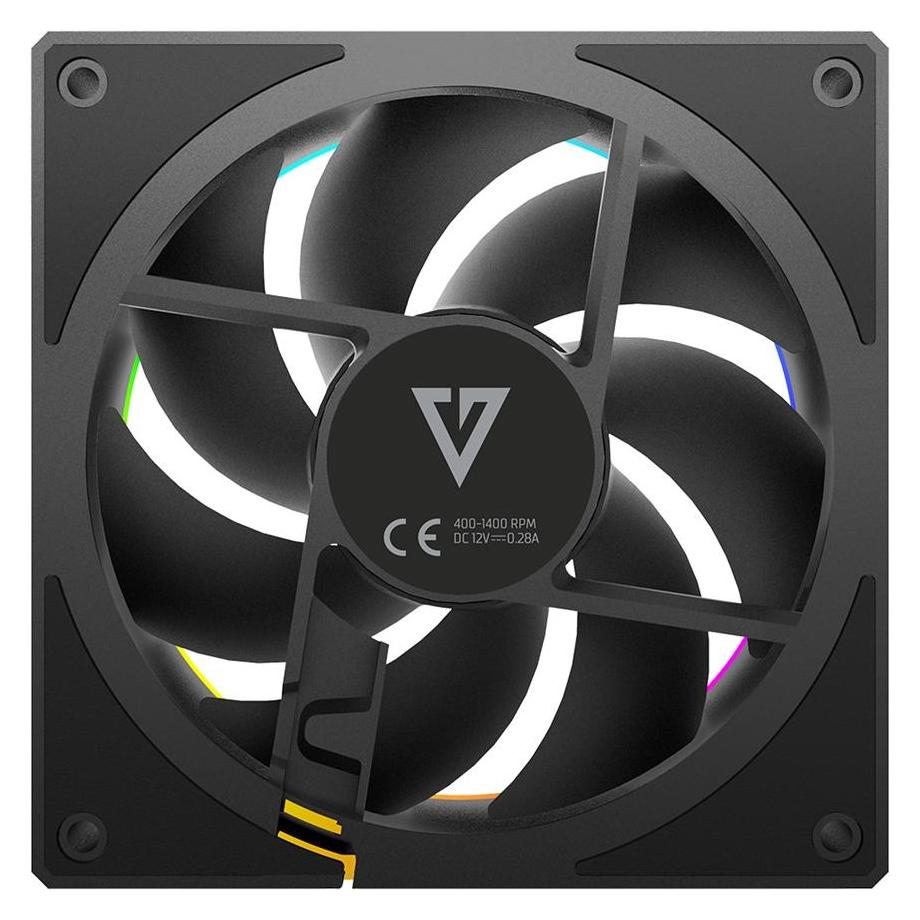 Modecom VOLCANO LOOP 120 ARGB Reverse Fan Schwarz (120 mm) (FAN-LOOP-120R-ARGB-100)