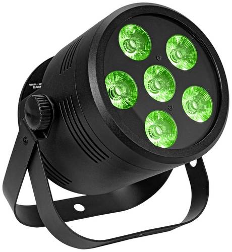 Eurolite Silent Par 6 QCL Floor LED-PAR-Scheinwerfer Anzahl LEDs (Details): 8 8W Schwarz