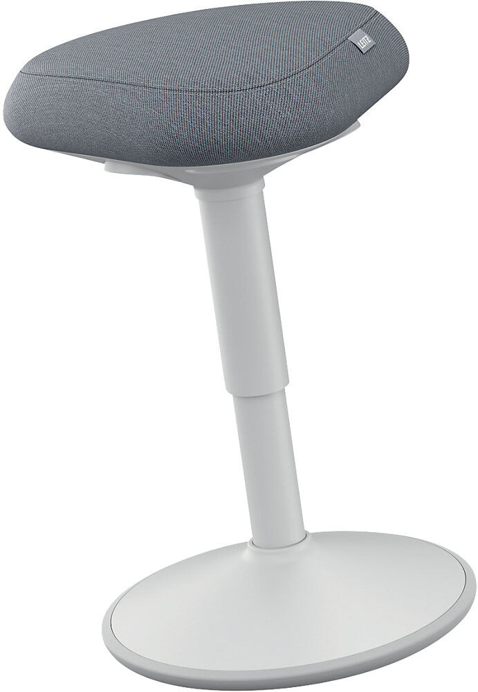 Ergo Active Stehhocker mit Komfortsitz, Sitzhöhe 570 - 820 mm, hellgrau Leitz