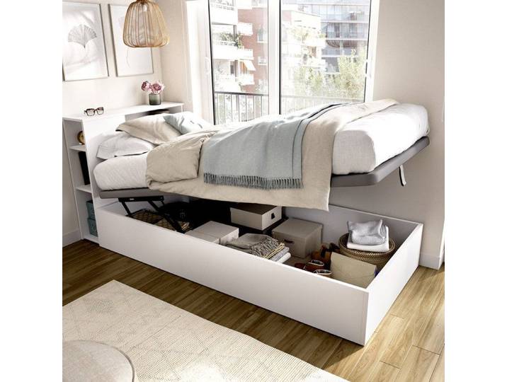 Lit pour Enfants Kenai Dmora Blanc
