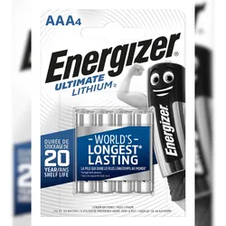 Energizer Ultimate Lithium L92-AAA-FR03-Micro - 4er Blister