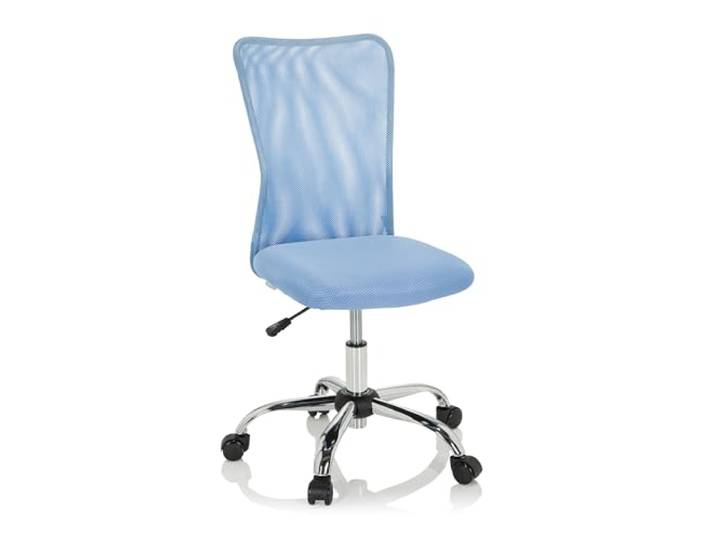 hjh OFFICE 691018 Chaise Pivotante pour Enfants KIDDY Net I Tissu Maille\, Hauteur Réglable\, Dossier Ergonomique\, Bleu