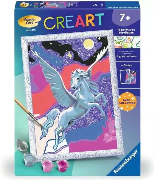 CreArt Kids 18x24cm : Etincelant Pégase - Ravensburger