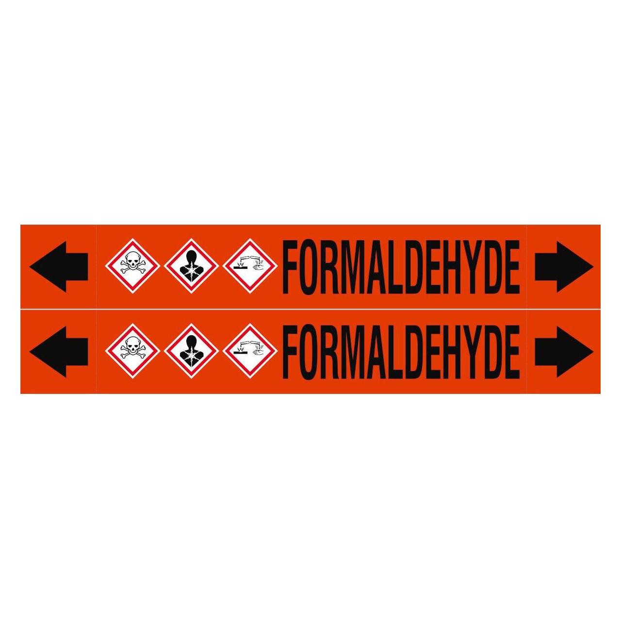 Brady ASME - Rohrmarkierer - Formaldehyde (ASMEPM-50X345MM-FORMALDEHYDE)